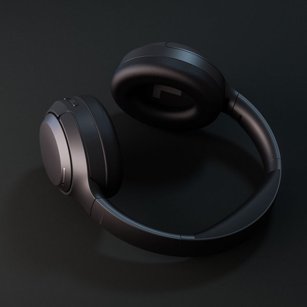 Happy Plugs Hodetelefoner Play Lite Svart