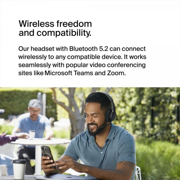 Belkin Trådløse Over-Ear Hodetelefoner SoundForm Adapt Svart