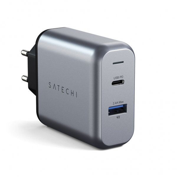 Satechi 30W väggLader med USB-C och USB-A uttag
