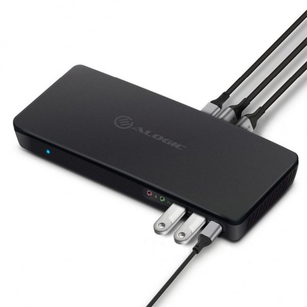 ALOGIC USB-C and USB 3.0 Triple Display Docking Station 4K & Power Delivery 80W
