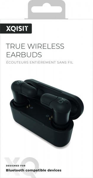 Xqisit True Wireless Hodetelefoner Compact Svart