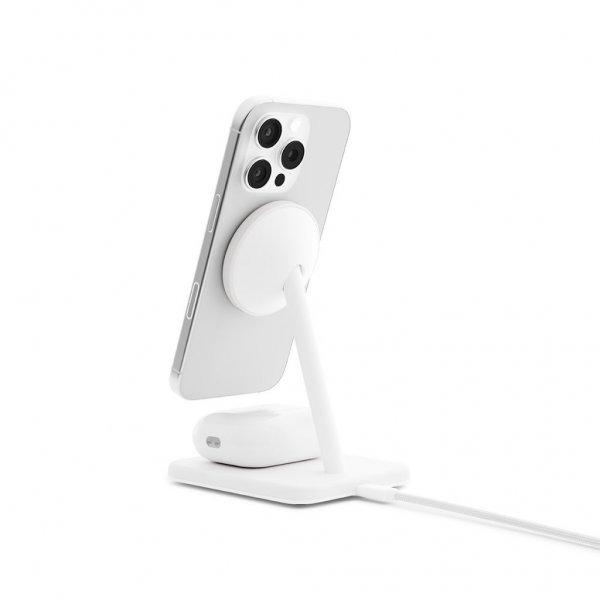 Twelve South Trådløs lader HiRise 2 Deluxe Qi2 MagSafe Hvit