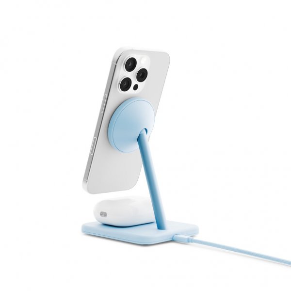 Twelve South HiRise 2 Deluxe 2-i-1 MagSafe-lader Glacier Blue
