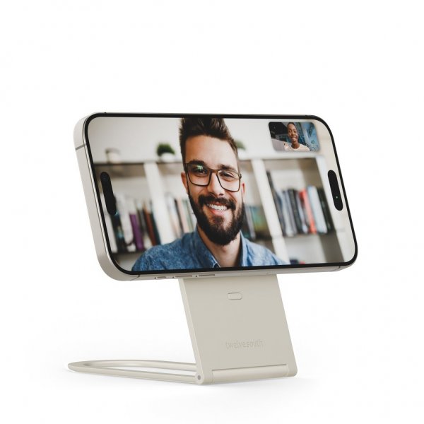 Twelve South Curve Nano MagSafe-mobilstativ Dune