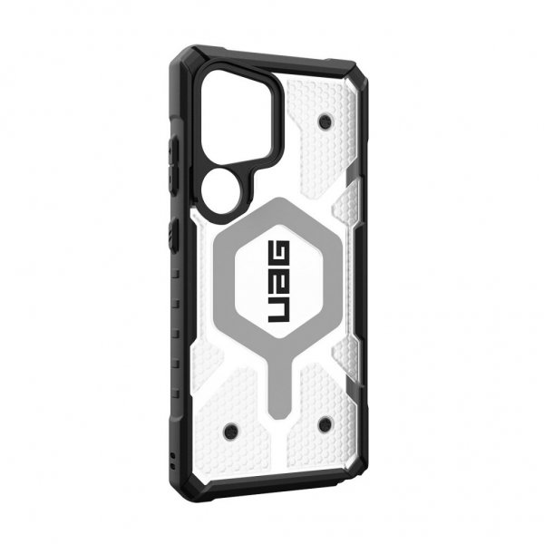 Urban Armor Gear (UAG) Samsung Galaxy S25 Ultra Deksel Pathfinder Clear MagSafe Ice/Silver