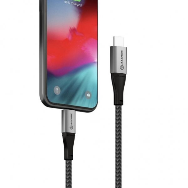 ALOGIC Ultra USB-C till Lightning-Kabel 1.5 m Space Grey