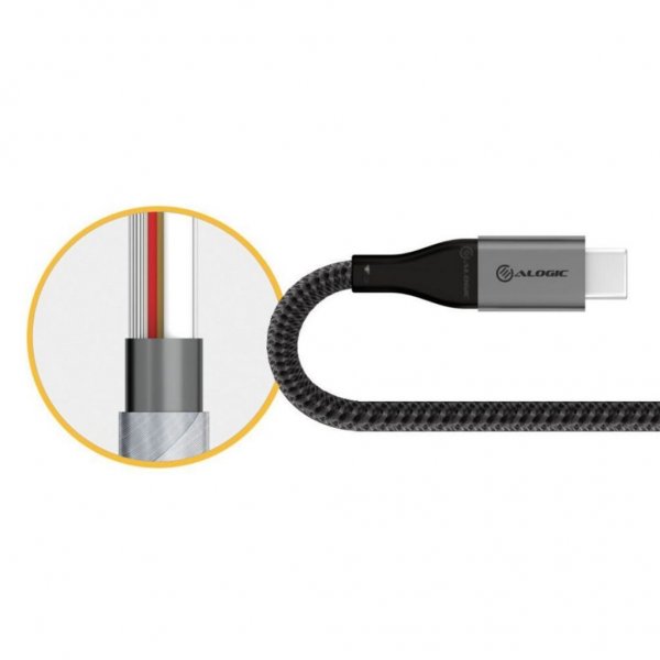 ALOGIC Ultra USB-C til USB-A-adapter 15 cm Space Gray