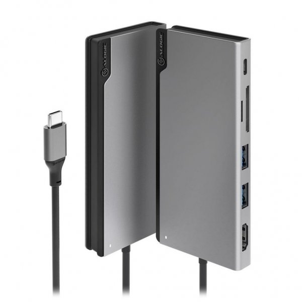 ALOGIC Ultra USB-C Dock UNI - HDMI. USB. SD-Card 100W PD Space Grey