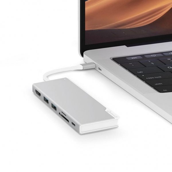 ALOGIC Ultra USB-C Dock UNI - HDMI. USB. SD-Kort 100W PD Silver