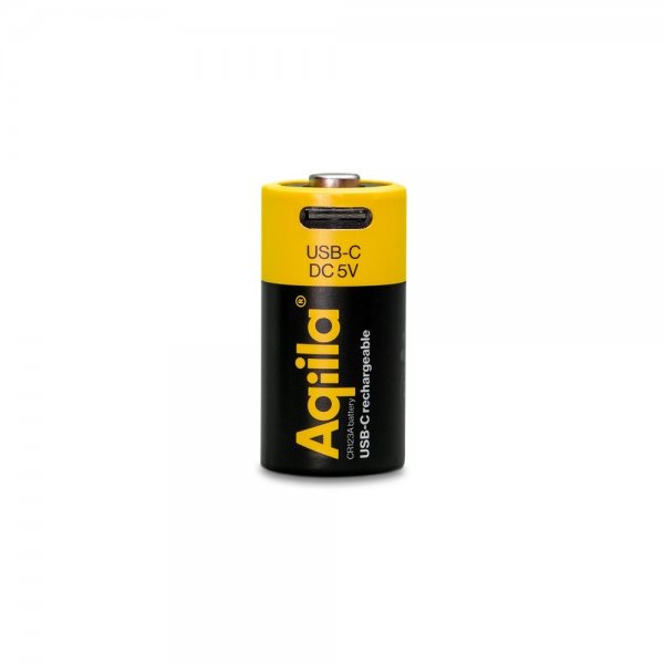 Aqiila Rechargeable CR123A Battery USB-C 2-pack
