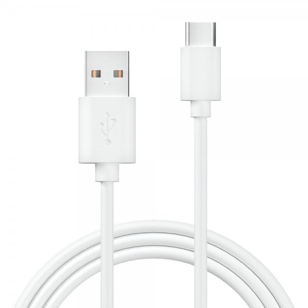 X2O USB-A til USB-C Kabel Basic 60W 1.2m Hvit