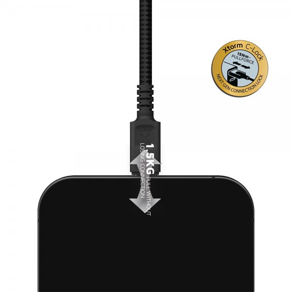 Xtorm USB-A til USB-C Kabel Next Gen 3m Svart