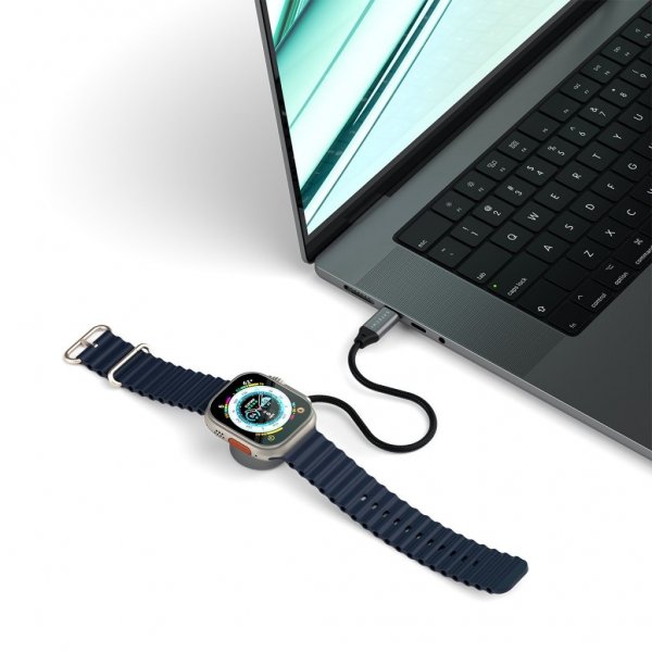 Satechi USB-C magnetisk hurtigladekabel for Apple Watch