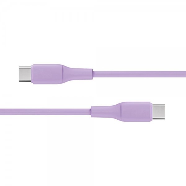 X2O USB-C til USB-C Kabel Superflex 60W 1.5m Rosa