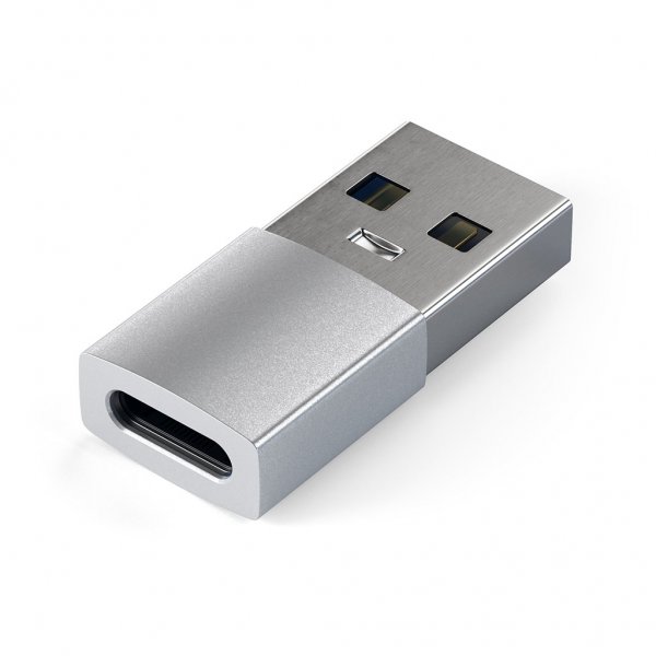Satechi USB-A till USB-C Adapter Sølv
