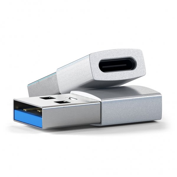 Satechi USB-A till USB-C Adapter Sølv