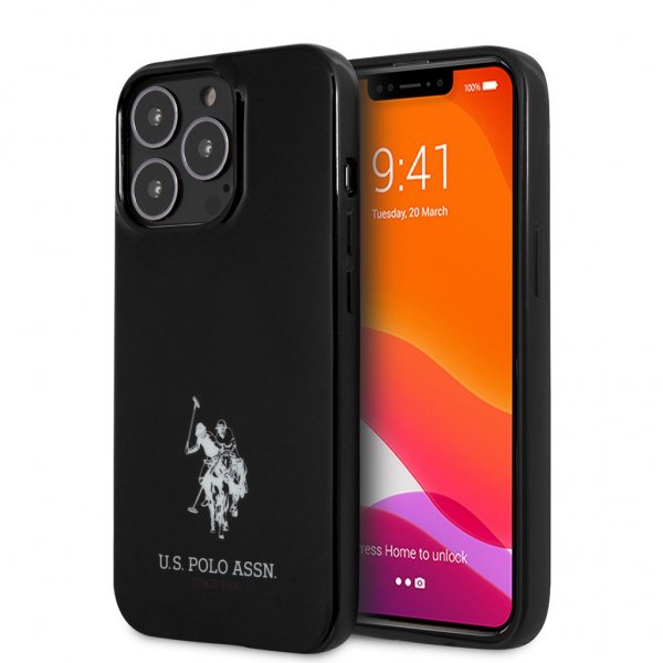 U.S. Polo iPhone 13 Pro Max Deksel med Logo Svart