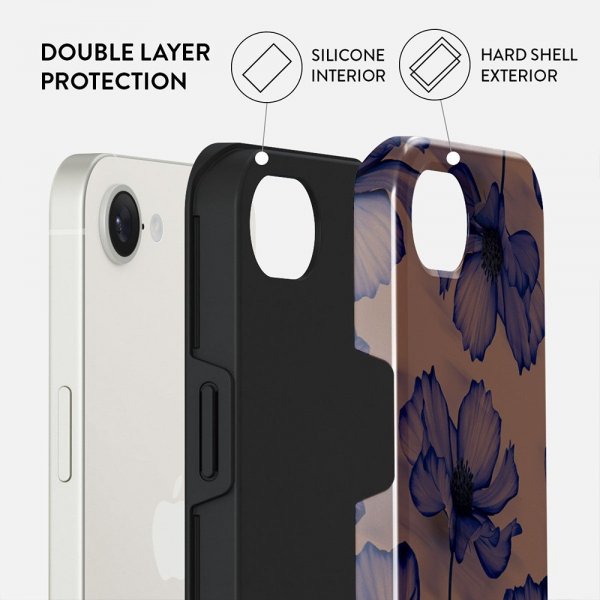 Burga iPhone 16e/iPhone 17e Deksel Tough MagSafe Velvet Night