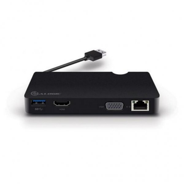 ALOGIC USB 3.0 dock with HDMI. VGA. Ethernet and USB