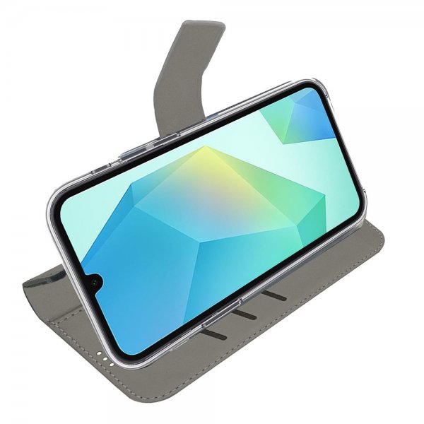 Celly Samsung Galaxy A17 Etui Wally Wallet Case Svart