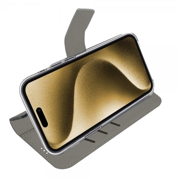 Celly iPhone Air Etui Wally Wallet Case Svart