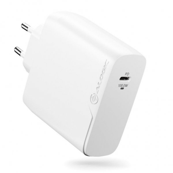 ALOGIC Rapid Power 100W GaN lader inkl. 2m USB-C ladekabel