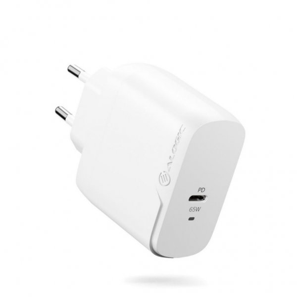 ALOGIC Rapid Power 65W GaN Lader ink. 2m USB-C ladekable