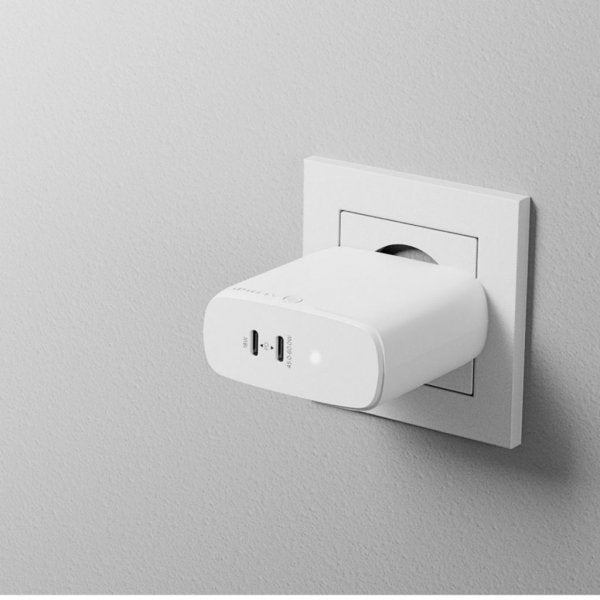 ALOGIC Rapid Power 2-ports (45+18W) GaN Lader ink. 2m USB-C ladekable