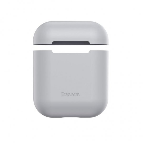 Baseus AirPods 1/2 Deksel Silikon Grå