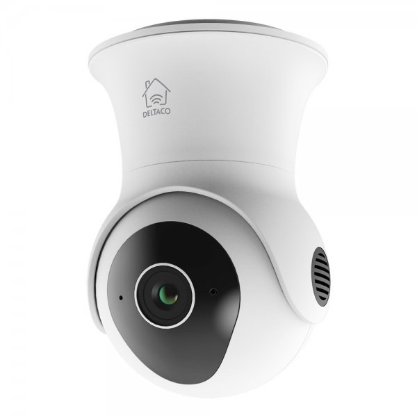 Deltaco Smart Home WiFi-kamera med motorisert panorering og tilting-funksjon for utendørs bruk IP65
