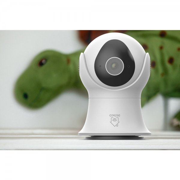 Deltaco Smart Home WiFi-kamera med motorisert panorering og tilting-funksjon for utendørs bruk IP65