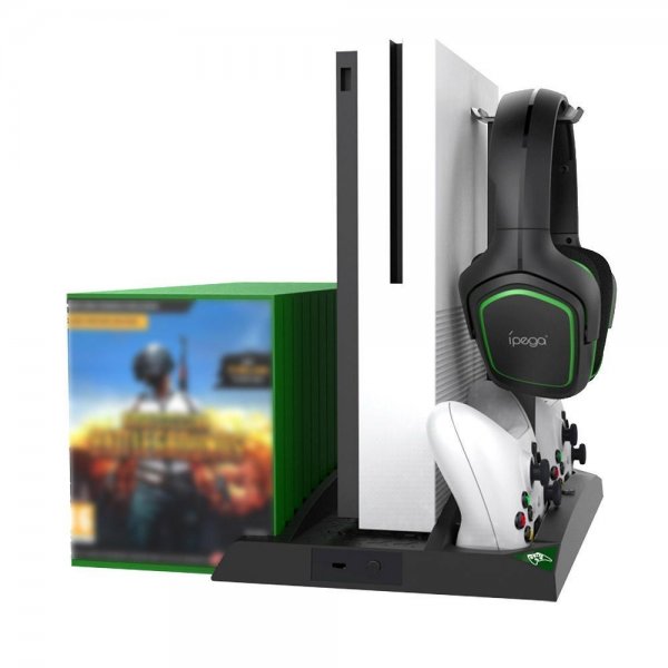 Ipega Xbox One 6 i 1 multifunksjonell dokkingstasjon med vifte