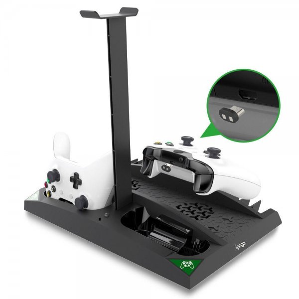 Ipega Xbox One 6 i 1 multifunksjonell dokkingstasjon med vifte