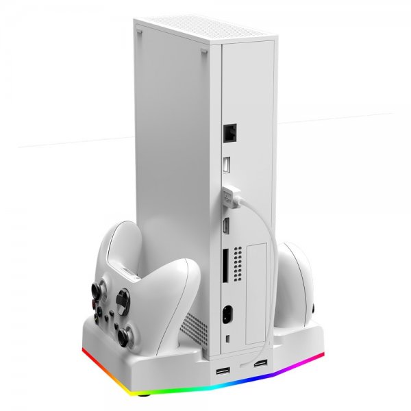Ipega Xbox Series S Dokkingstasjon med vifte og headset-holder