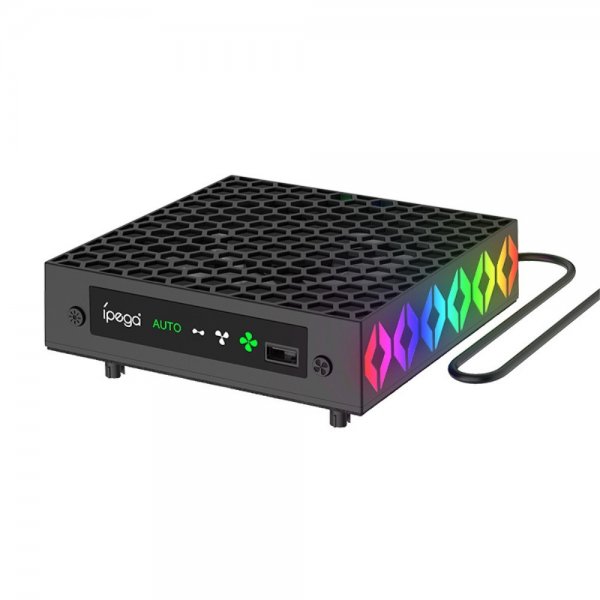 Ipega Xbox Series X kjølevifte med RGB og hodetelefonholder