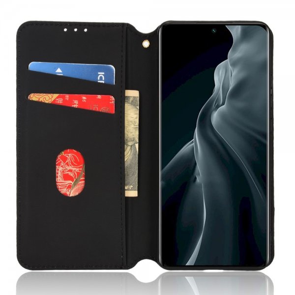 Xiaomi 12/12X Etui Rombemønster Rød
