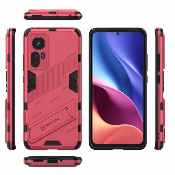Xiaomi 12/12X Deksel med Stativ Magenta