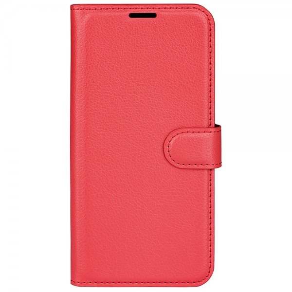 Xiaomi 12 Pro Etui Litchi Rød