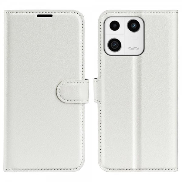 Xiaomi 13 Etui Litchi Hvit