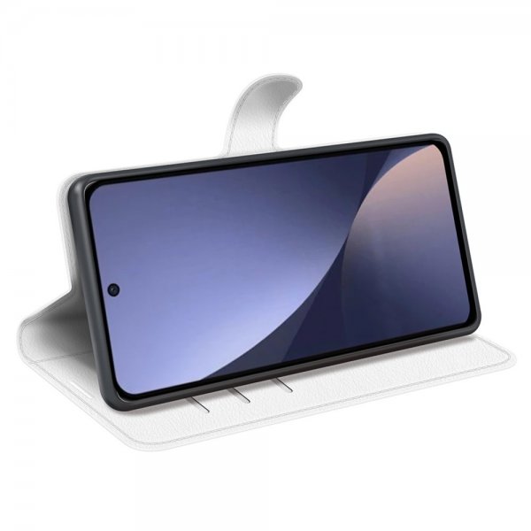 Xiaomi 13 Etui Litchi Hvit