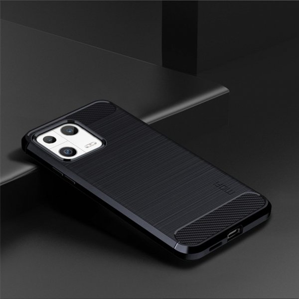 Mofi Xiaomi 13 Deksel Børstet Karbonfibertekstur Blå