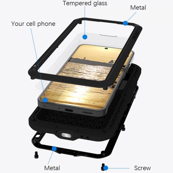 Love Mei Xiaomi 13 Deksel Powerful Case Sølv