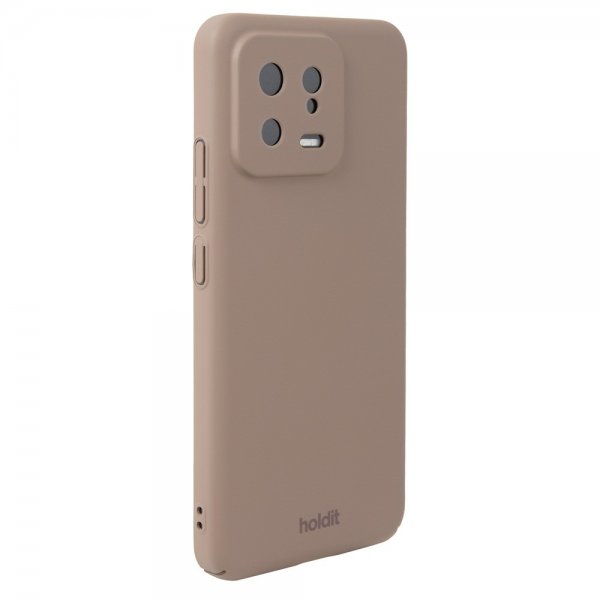 holdit Xiaomi 13 Deksel Slim Case Mocha Brown