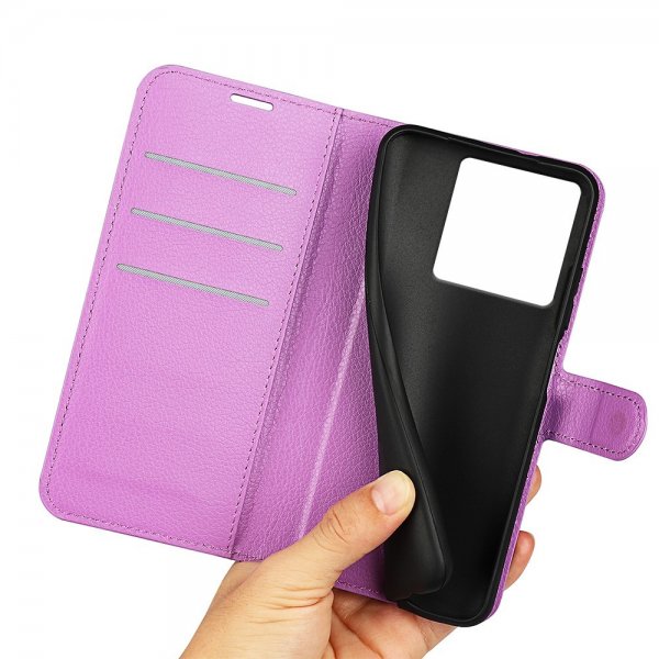 Xiaomi 13T/13T Pro Etui Litchi Lilla