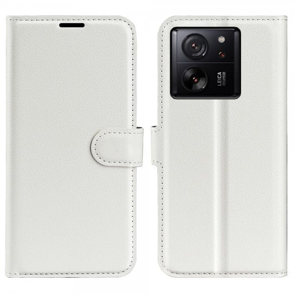 Xiaomi 13T/13T Pro Etui Litchi Hvit