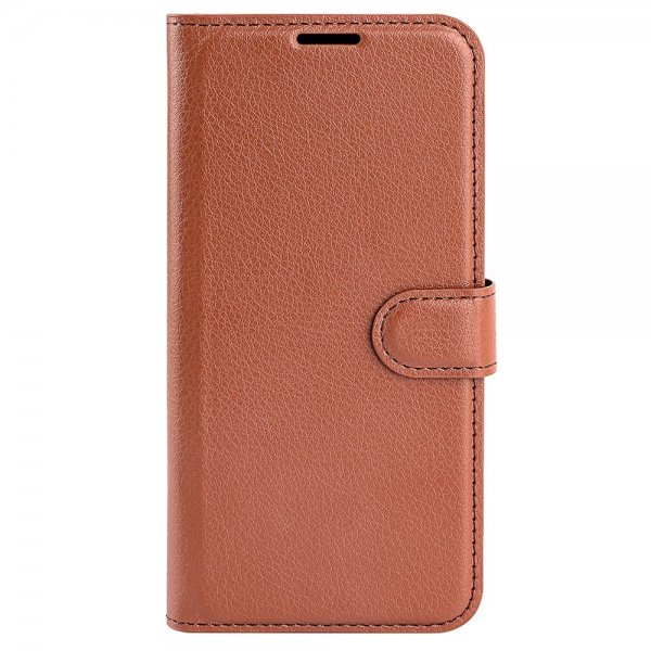 Xiaomi 14 Etui Litchi Brun