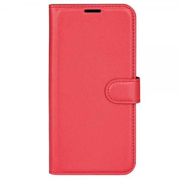 Xiaomi 14 Etui Litchi Rød