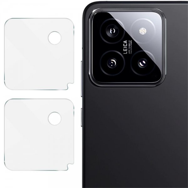 Imak Xiaomi 14 Kamerabeskytter i Herdet Glass 2-pakning