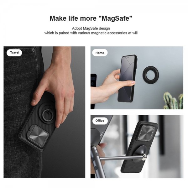 Nillkin Xiaomi 14 Deksel CamShield Prop MagSafe Blå