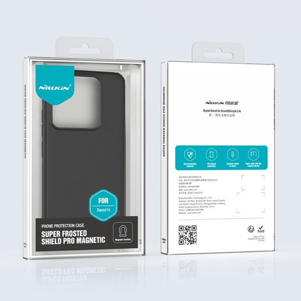 Nillkin Xiaomi 14 Deksel Super Frosted Shield Pro MagSafe Grønn